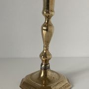 Louis XIV style bronze candle holder