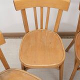 BAUMANN bentwood bistro chairs, set of 4