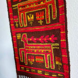 Swedish mcm flat weave rug, rölakan