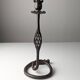 Candelabre en fer forgé avec tête de dragon, style Samuel Yellin, 20e siècle