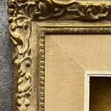 Flemish School of quality from the 19th century: Painting of a lively port scene