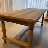 Table de ferme sablée à rallonges