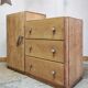 Asymmetrical art deco dresser