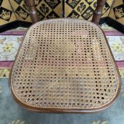 Suite of 8 bistro chairs in cannage FISCHEL