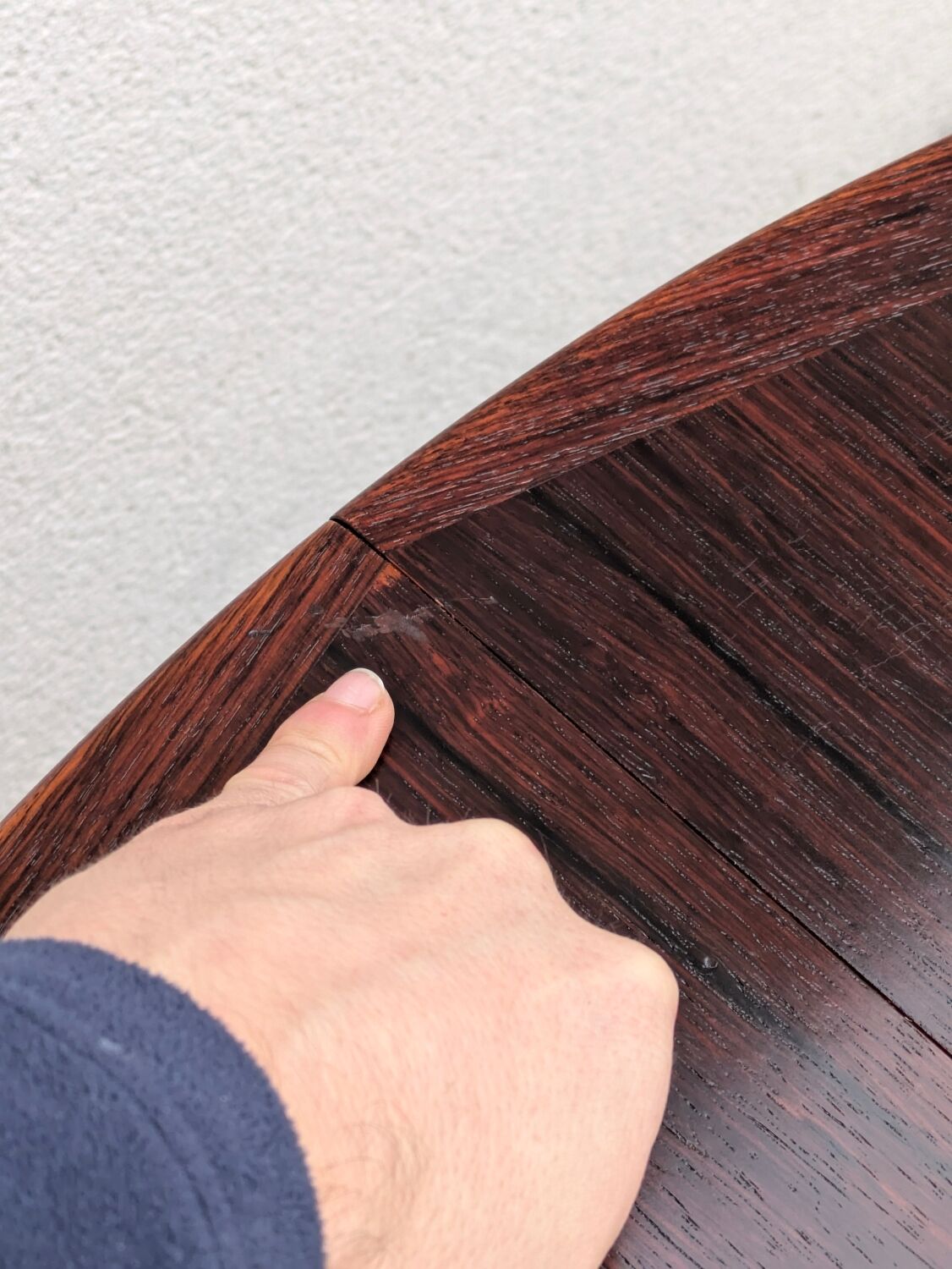 Extendable dining table in rosewood – Ib Kofod-Larsen – Denmark,