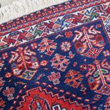 Tapis Vintage Indien Tabriz Fait Main en Laine – Années 1970 – 65 x 168 cm