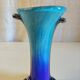 Art Nouveau vase in Biot glass by J.M. OPERTO - mid 20th century