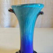 Art Nouveau vase in Biot glass by J.M. OPERTO - mid 20th century
