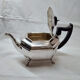 Théière anglaise Sheffield, plaqué argent Art Déco