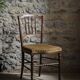 Pair of lovely Napoleon III / Louis XVI chairs - Striped velvet