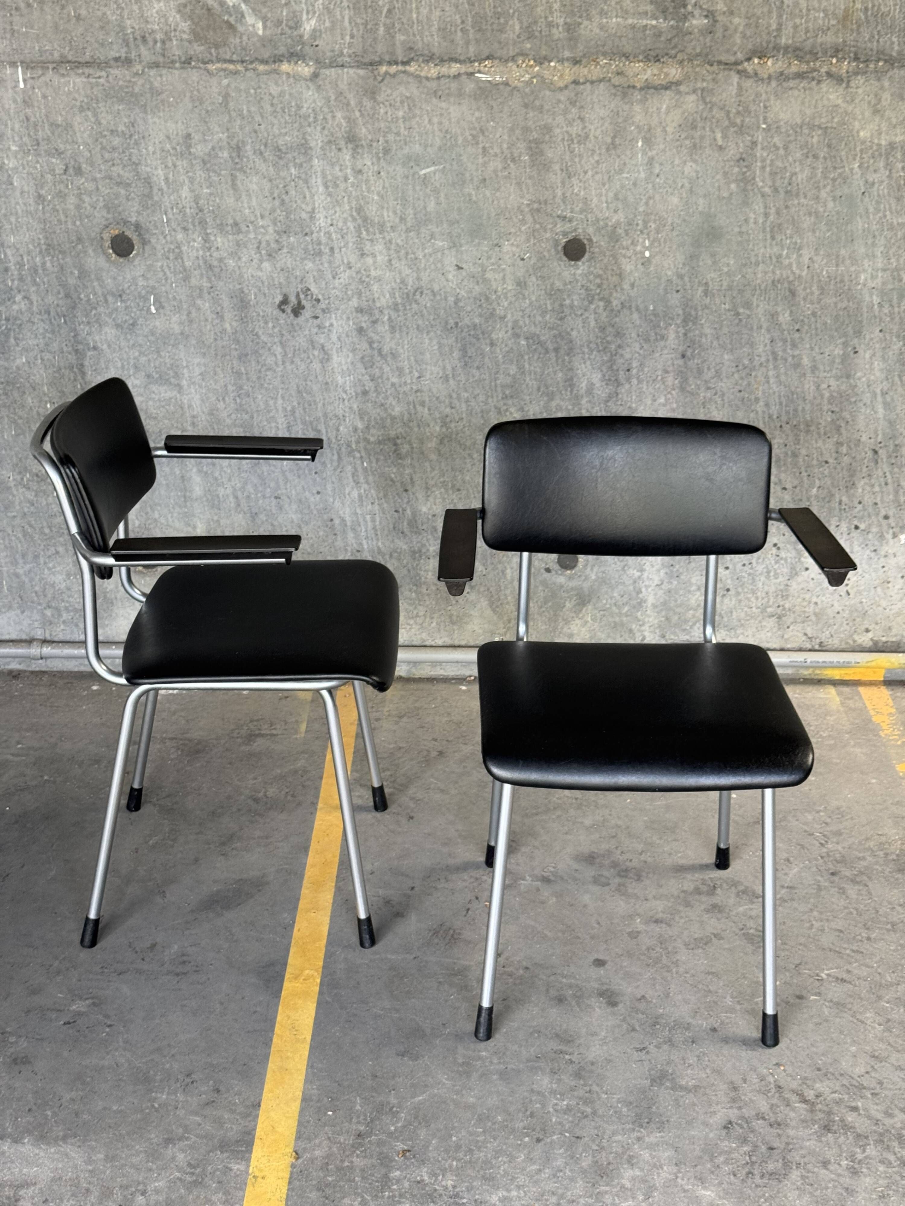 Pair of Gispen Dining Chairs