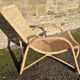 Rattan deck chair from the 70s/80s.