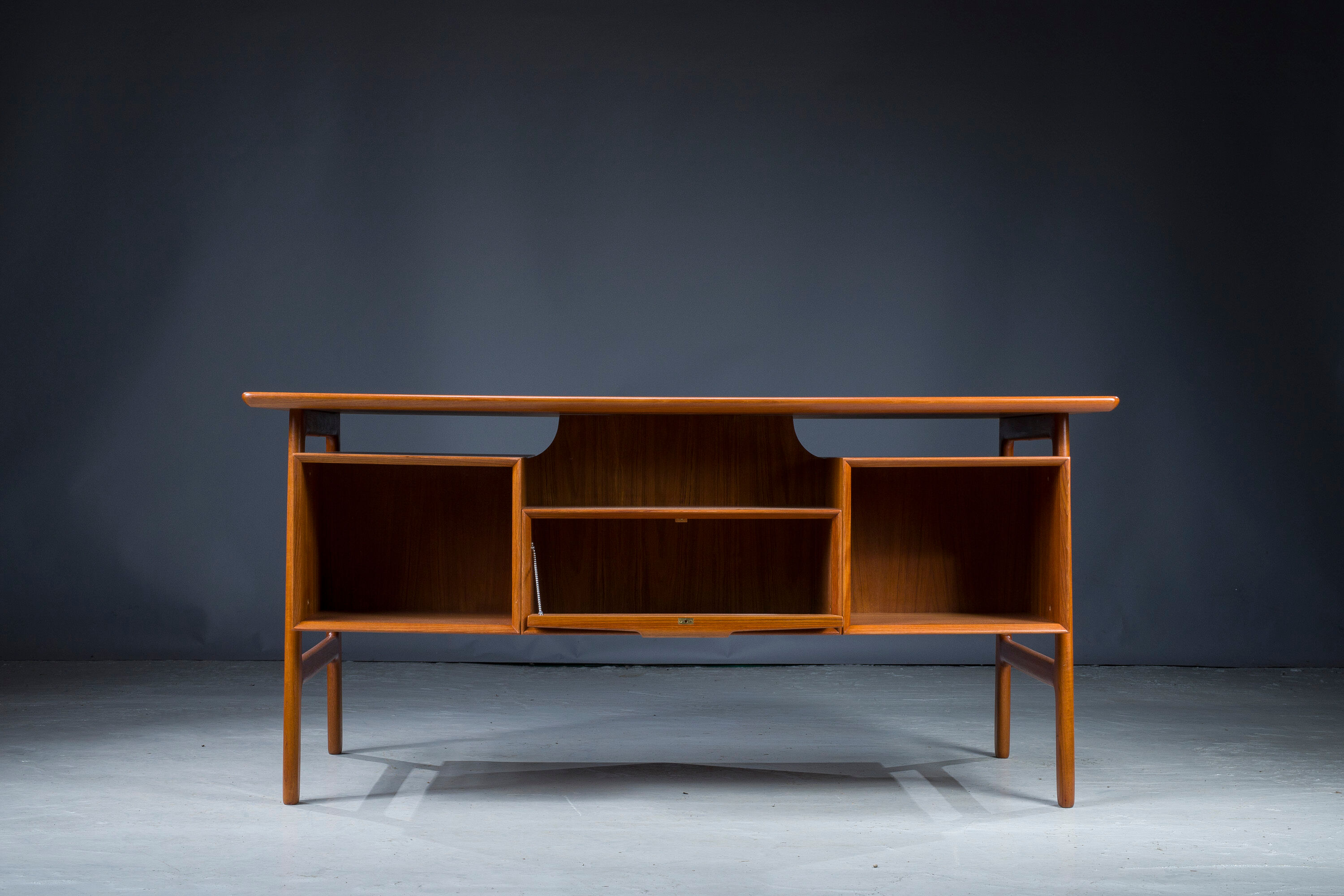 Teak 75 desk from Omann Jun, 1960s