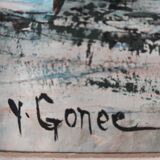 Oil on canvas by Y Gonec