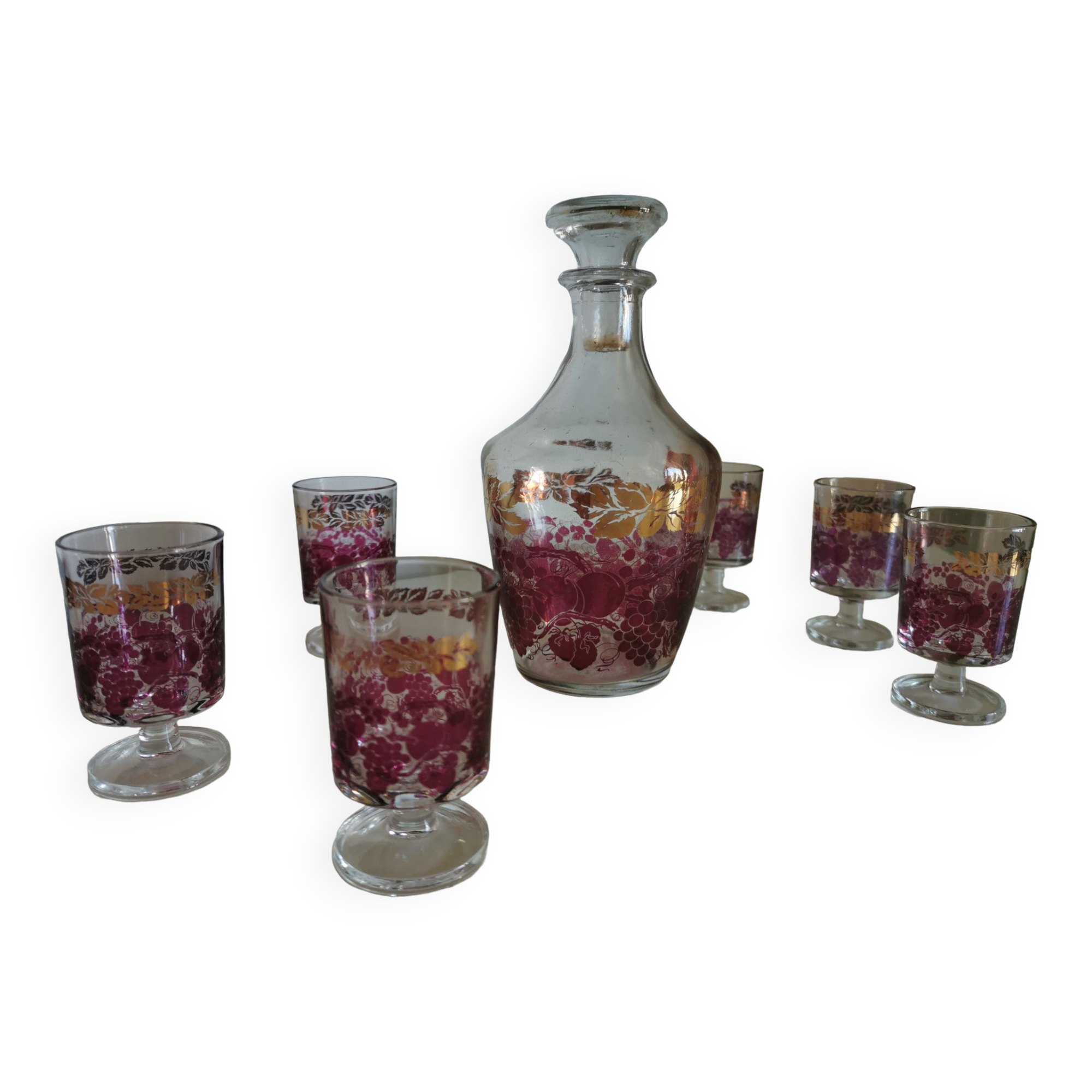 Liquor service in french crystal