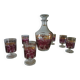 Liquor service in french crystal