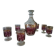 Liquor service in french crystal