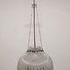 Italian XL dome pendant light in blown glass, 60s-70s
