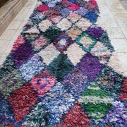 Carpet Boucherouite 278 x 82 cm