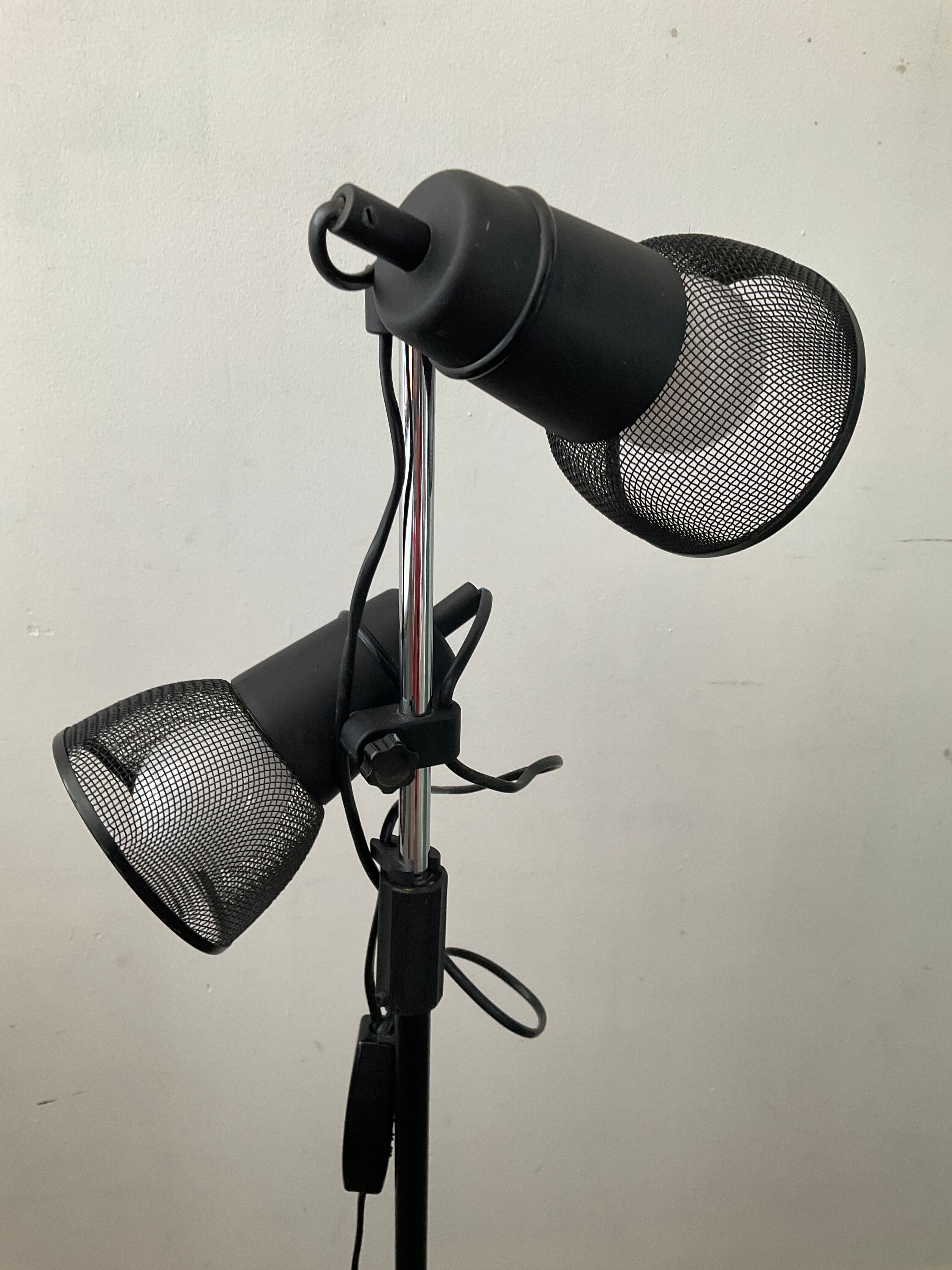 DBGM floor lamp 2 spots 70s-80s