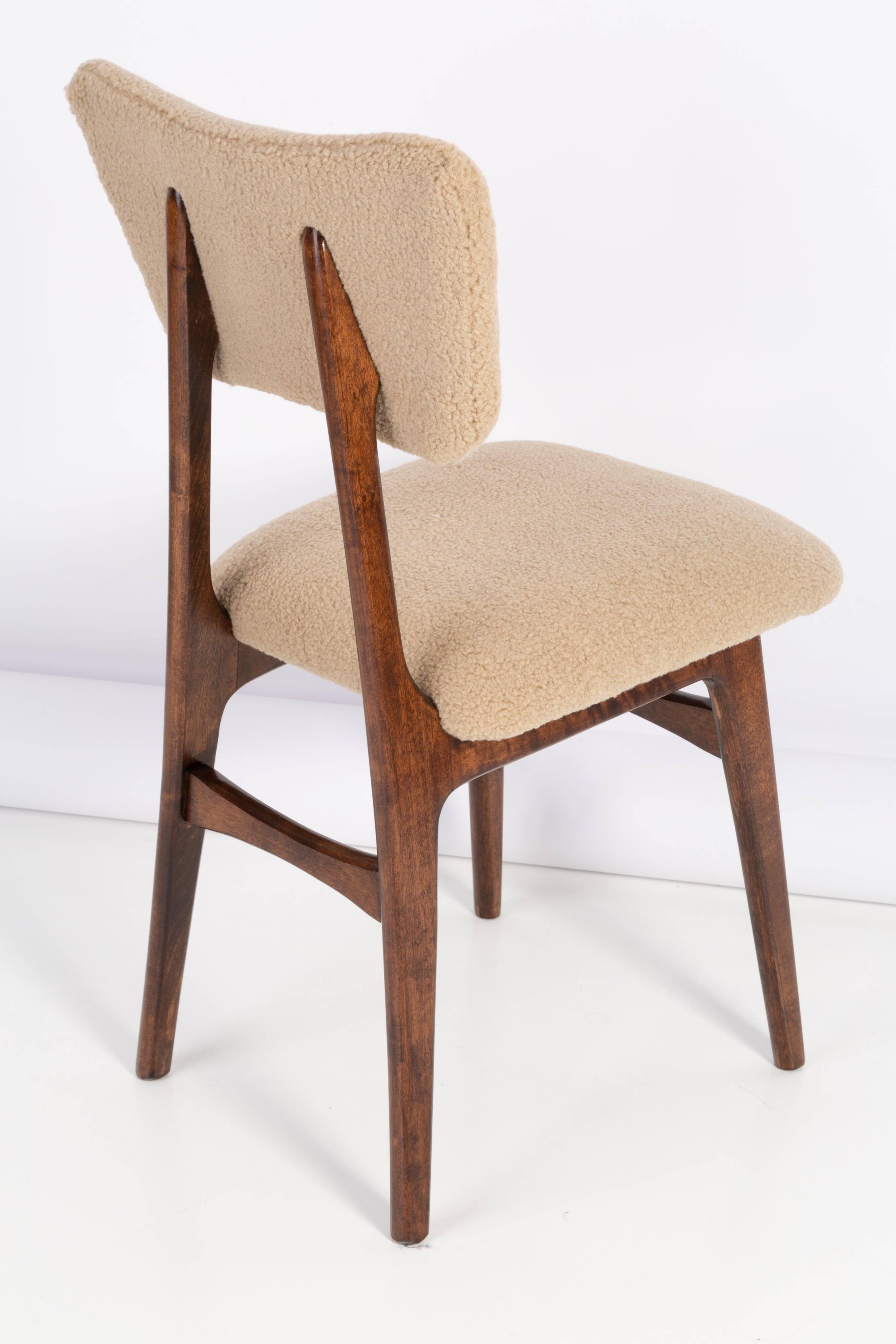 Camel Chair Soft Boucle from the 20th century, 1960s