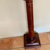 Walnut baluster column