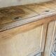 Old wooden refrigerator