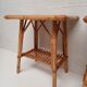 Pair of vintage rattan bedside tables