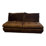 Canapé en velours Roche Bobois 70s