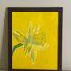 Flower painting in an antique frame