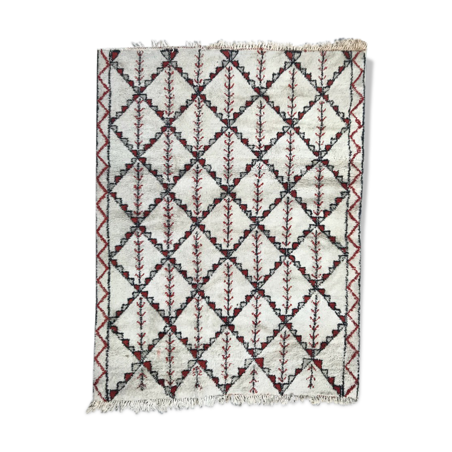 Former carpet blessed ouarain Moroccan 154 x 195 cm