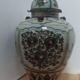 Indonesian jar in glazed earthenware