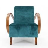 1950s Jindrich Halabala Restored Armchair, Czechoslovakia