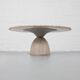 Travertin 'Finale' coffee table by Draenert 1970s
