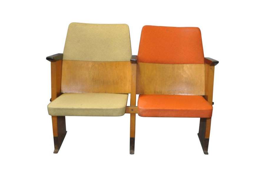 Mid century hungarian cinema seats, circa 1950s