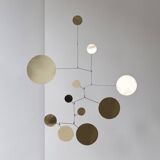 Large Space Age Mobile Brass Sculpture