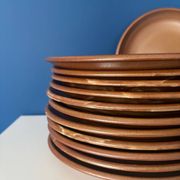 Lot de 6 assiettes Brenne Grès de France vintage – Service en grès bei