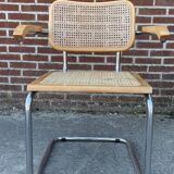 Cesca chair B64 with armrests by Marcel Breuer Design