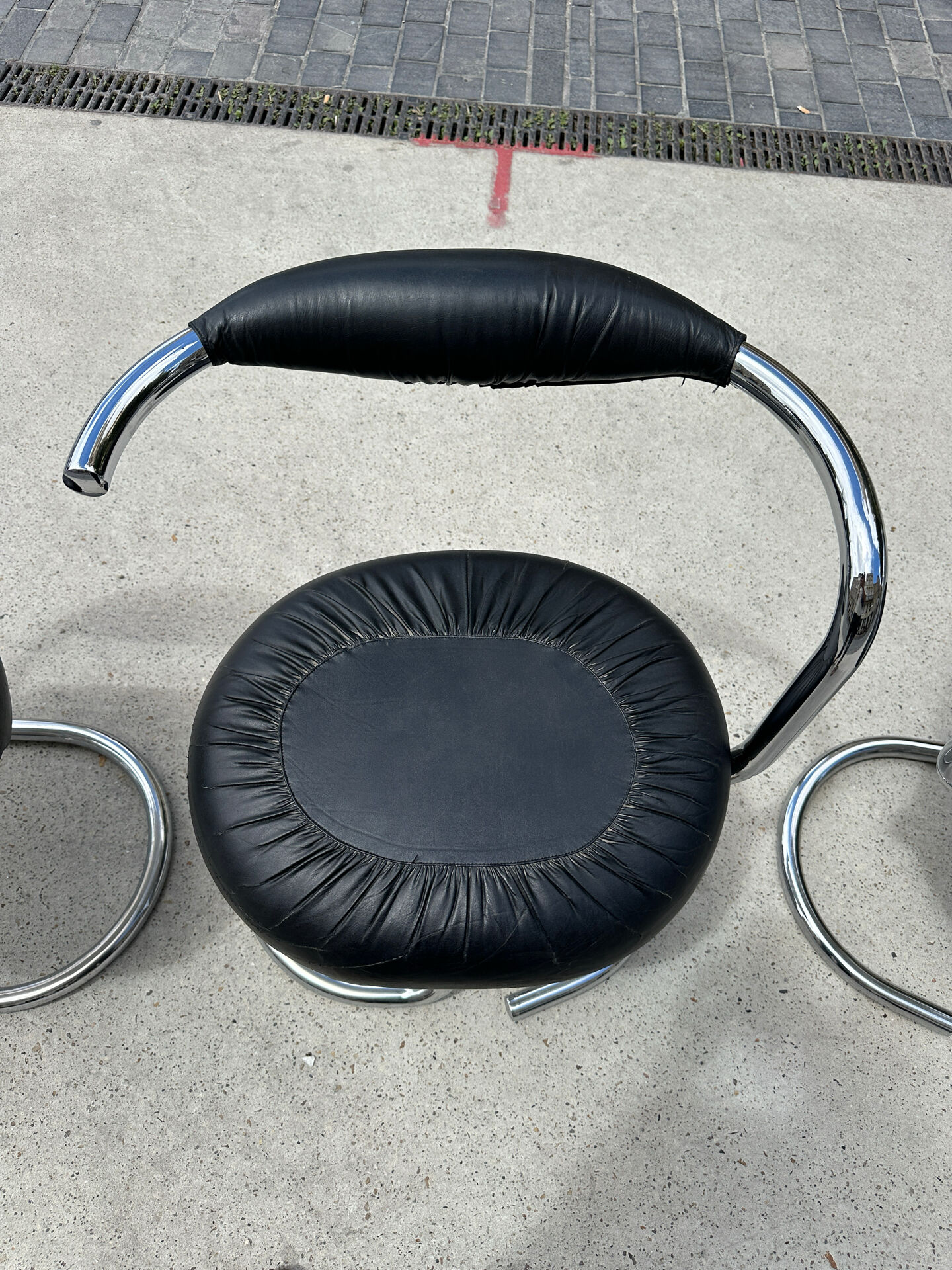 4 chaises Cobra par Giotto Stoppino