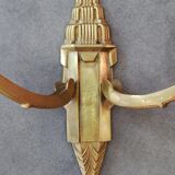 Art Deco wall lamp 30s in bronze