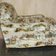 Pair of Custom Love Seat Howard Armchairs Mulberry Morning Gallop Velvet