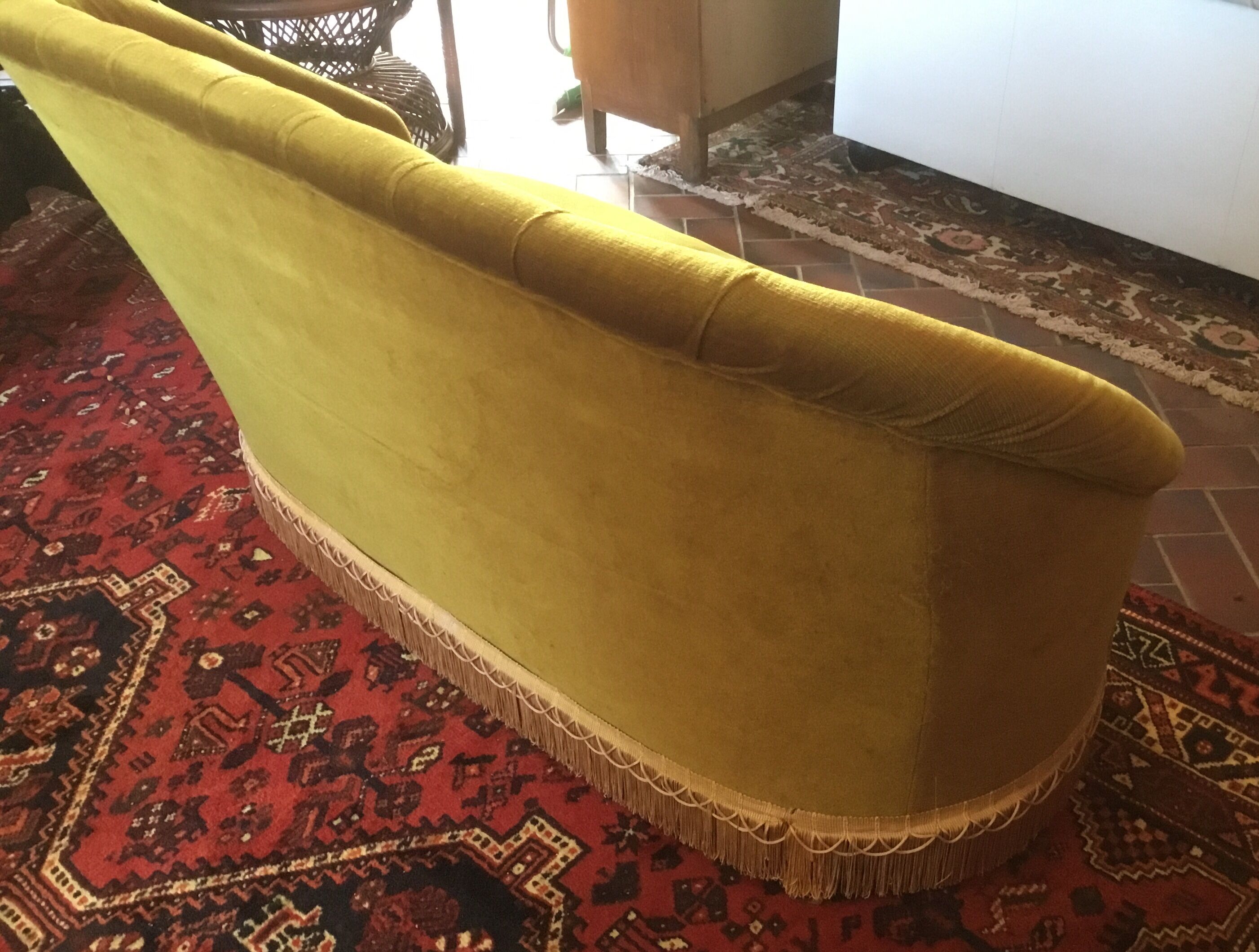 2/3 seats vintage bench