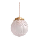 Art Deco satin glass pendant (2 available), 1920s-30s