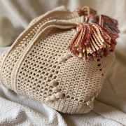 Couvre-lit -Plaid en laine - Tricot