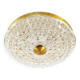 Plafonnier par Carl Fagerlund Pour Orrefors, Suède, années 1960