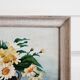 Oil on wood bouquet of daisies