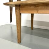 Monumental XXL Pine Farmhouse Table (3.20m) – 1970s