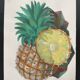 Gouache Pineapple Maïté Bournoud Schorp