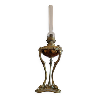 Copper oil lamp