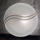 Hollywood Regency Metal-Lux Glass Ceiling Light Italy 1980s